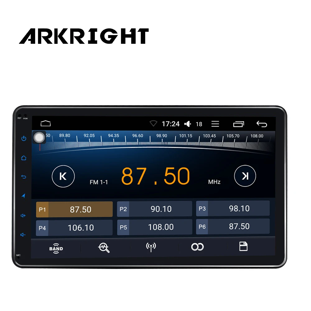 Двойной Din 10 1 &quotВстроенный 4G модем DSP Android 8 Восьмиядерный gps Wifi 4 Гб + 64