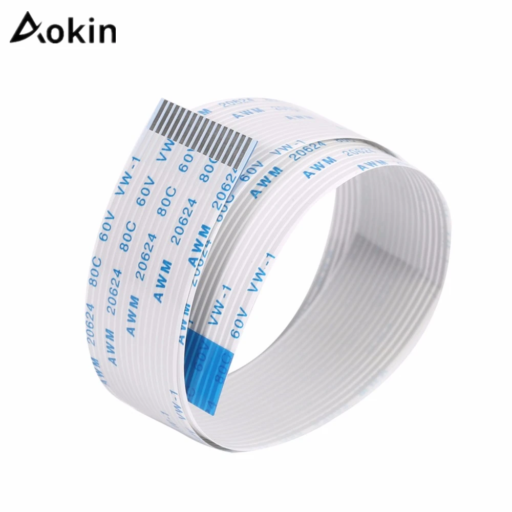 Aokin 10 шт./лот 15pin FFC плоский кабель провод 15 см/30 см/50 см/100 см/200 см для Raspberry Pi 3 Модель