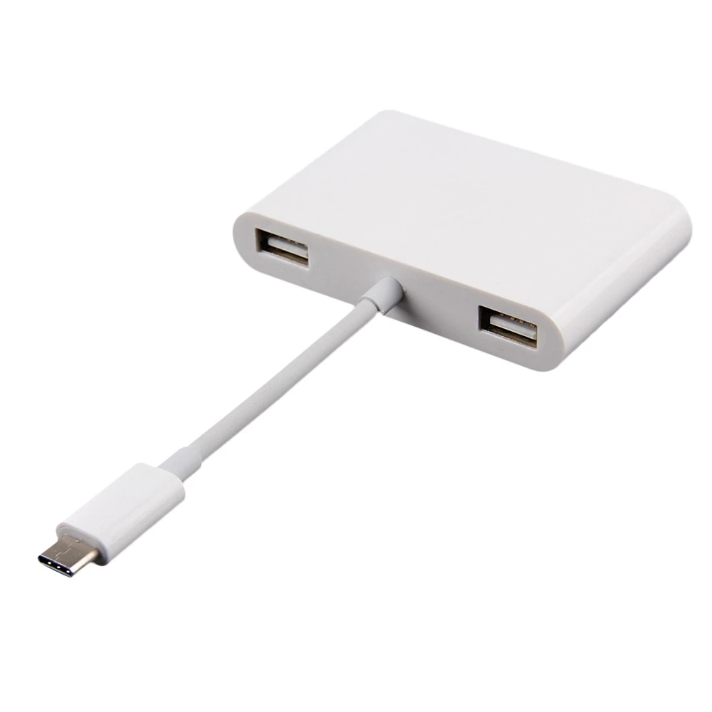 

USB-C Type C USB 3.1 Male to VGA Monitor & USB OTG&Charger Adapter Cable for 12" Apple New Macbook Chromebook