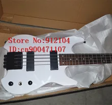 free shipping new Big John headless electric bass guitar in white with basswood body made in China F-3034