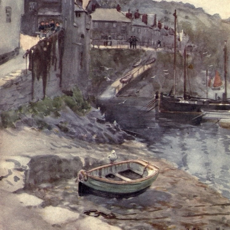 Cornwall 1915 At Newlyn Poster Print by  George F. Nicholls (24 x 36)