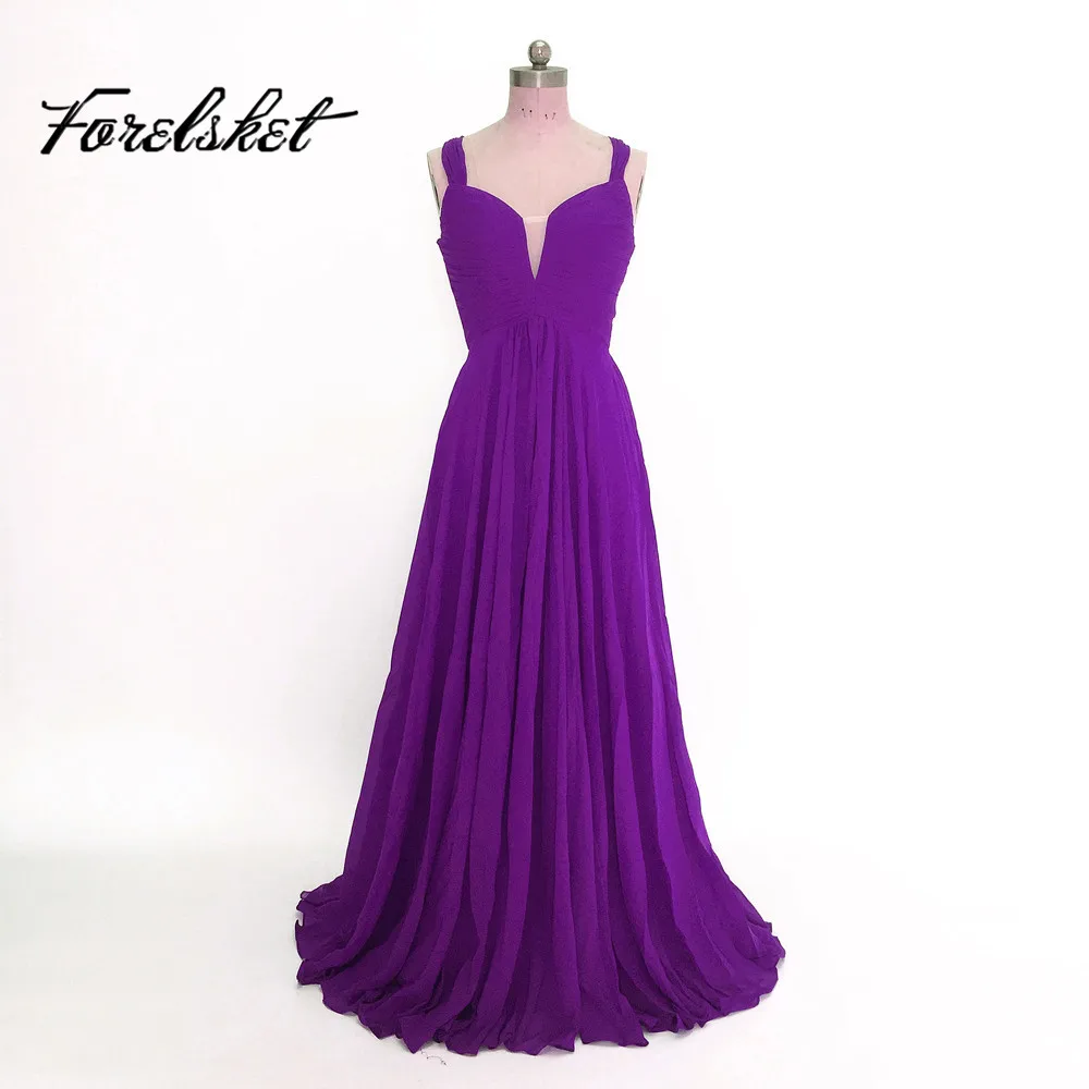 Bridesmaid Dresses 2019 Custom Made Navy Blue Color Chiffon Maid of Honor Dress Sexy High Slit