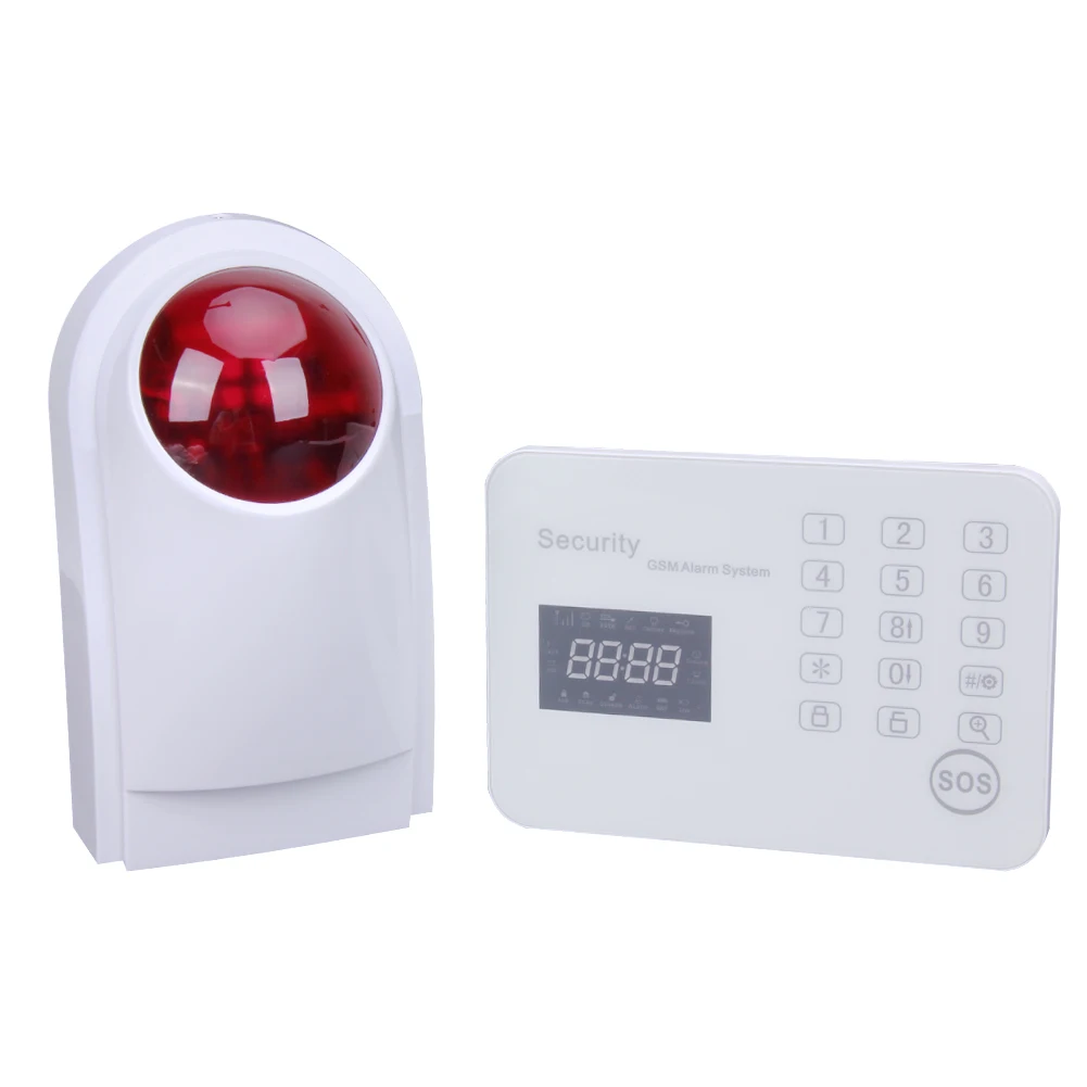 Wireless Infrared sensor Anti theft Alarm electric doorbells APP Remote Control Wireless sound and light alarm