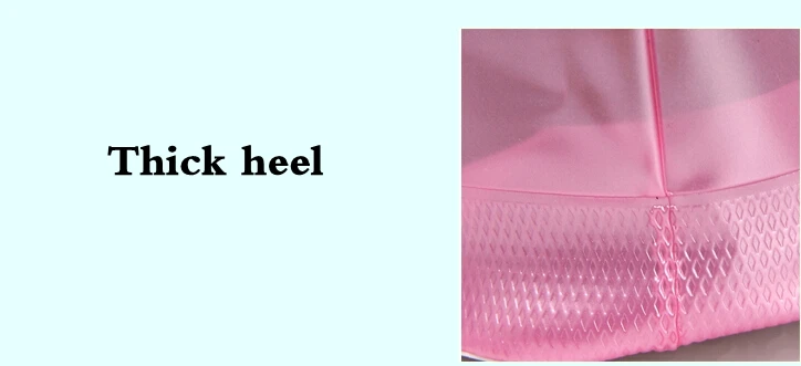 Водонепроницаемые непромокаемые туфли для многократного применения; всесезонные Нескользящие резиновые сапоги на молнии; обувь для мужчин и женщин; аксессуары