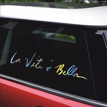 ^#Cheap Stickers on Car Styling 40*8cm New Style Life Is Beautiful Car Stickers Funny Vinyl Decal Motorcycle Auto Stickers and Decals ^#Cheap Stickers on Car Styling 40*8cm New Style Life Is Beautiful Car Stickers Funny Vinyl Decal Motorcycle Auto Stickers and Decals