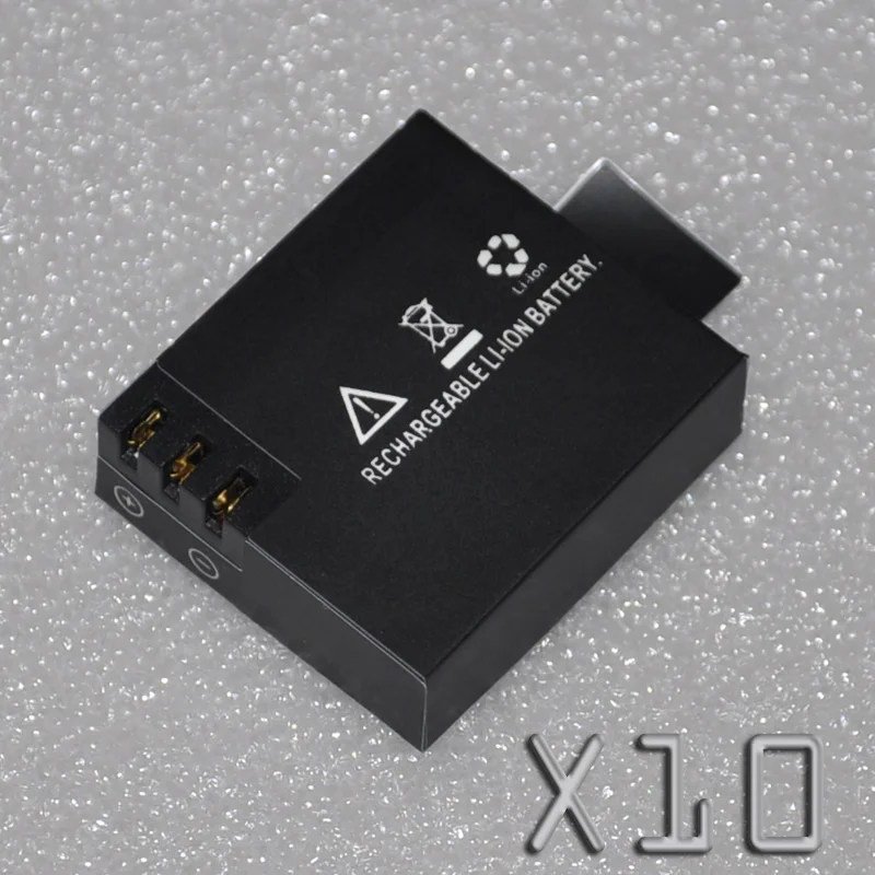 10pcs 3.7V 900mah li ion battery rechargeable lithium cell 900mah