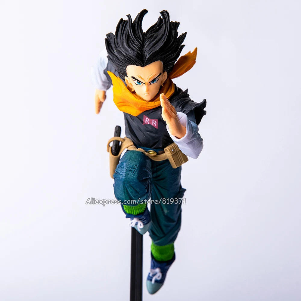 

Dragon Ball Z Action Figure Android No.17 Lapis PVC Figure Model Toys DragonBall Super Figurine Brinquedos Doll for Gift