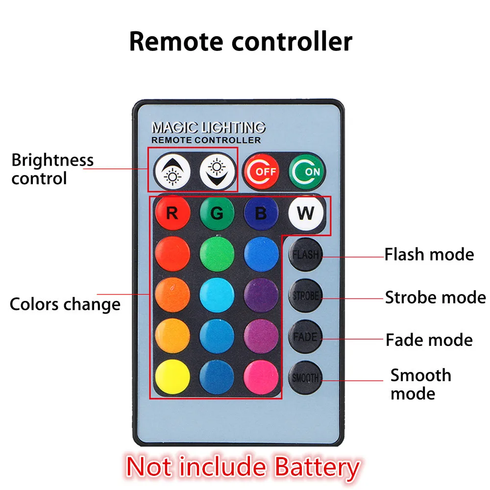 Кратор отражатели 2 шт мощностью 12V для 27SMD 5050 мульти-Цвет RGB светодиодный Противотуманные фары дальнего света ламп с пультом дистанционного управления(не включает в себя Батарея) H11/H8 H4 H16 5202