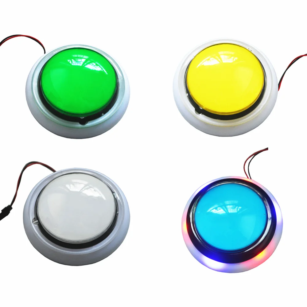 

120mm Push Button Arcade UFO Button 12V Led Illuminated push button with Micro Switch DIY arcade game parts
