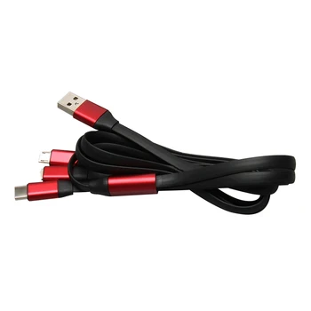 

Usb Cable For Iphone Xs 8 1.2M TPE micro usb cable for Samsung S9 3 in 1 USB type c for Xiaomi redmi note 7 200pcs