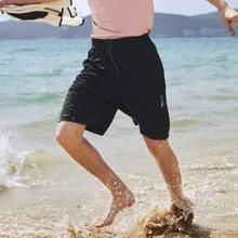 Mark Fairwhale летние мужские повседневные модные Спортивный Свободный срощенный Молнии карман Прямо шорты до колен 718222062035