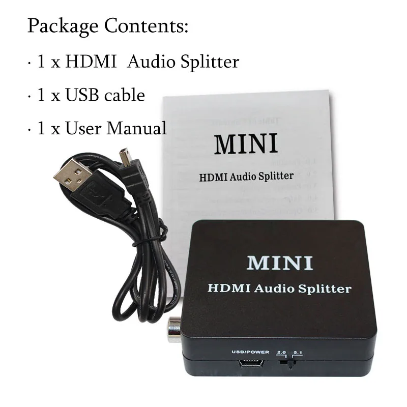 HDMI аудио сплиттер HDMI к HDMI+ SPDIF+ коаксиальный+ аудио для xbox, PS4, Наушников HDMI Toslink оптический сплиттер SPDIF конвертер