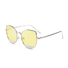 Новые женские унисекс шикарные кошачьи глаза очки ацетатная оправа УФ очки солнцезащитные очки для путешествий анти-ультрафиолетовые очки A6#7