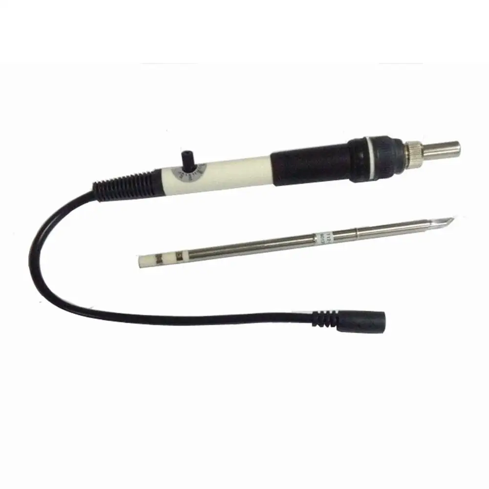 T12 Adjustable Temperature Electric Soldering Iron DC12V-24V DIY Powered Station Kit White Light J2 | Инструменты