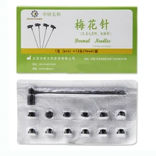 Кожные иглы с 12 сменной головкой иглоукалывание медицинская банка