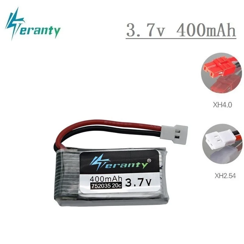 3 7 V 400mah Lipo батарея для SYMA X15 X5A-1 X15C X15W H31 X4 H107 KY101 E33C E33 U816A V252 H6C RC Quadcopter запасные части