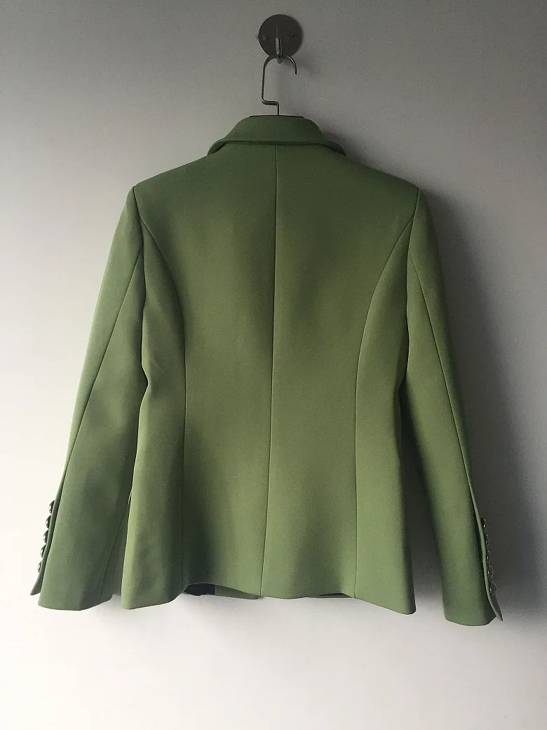 High quality brand design women's buttons small suits European&American Female double-breasted Blazer coat