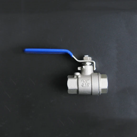

1/2" BSP Female Thread Full Bore 304 Stainless Steel 2-Piece Ball Valve For Water Oil Gas