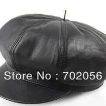 Просто поступление из натуральной овечьей кожи Шапочка череп Кепки Шац Повседневная шапка Кепки 13 шт./лот#3103