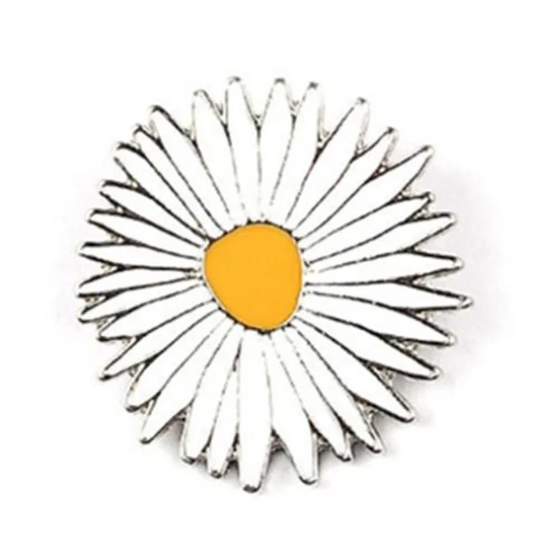 Мода Мультфильм подсолнечника металлические значки иконки на Pin Hipster брошь