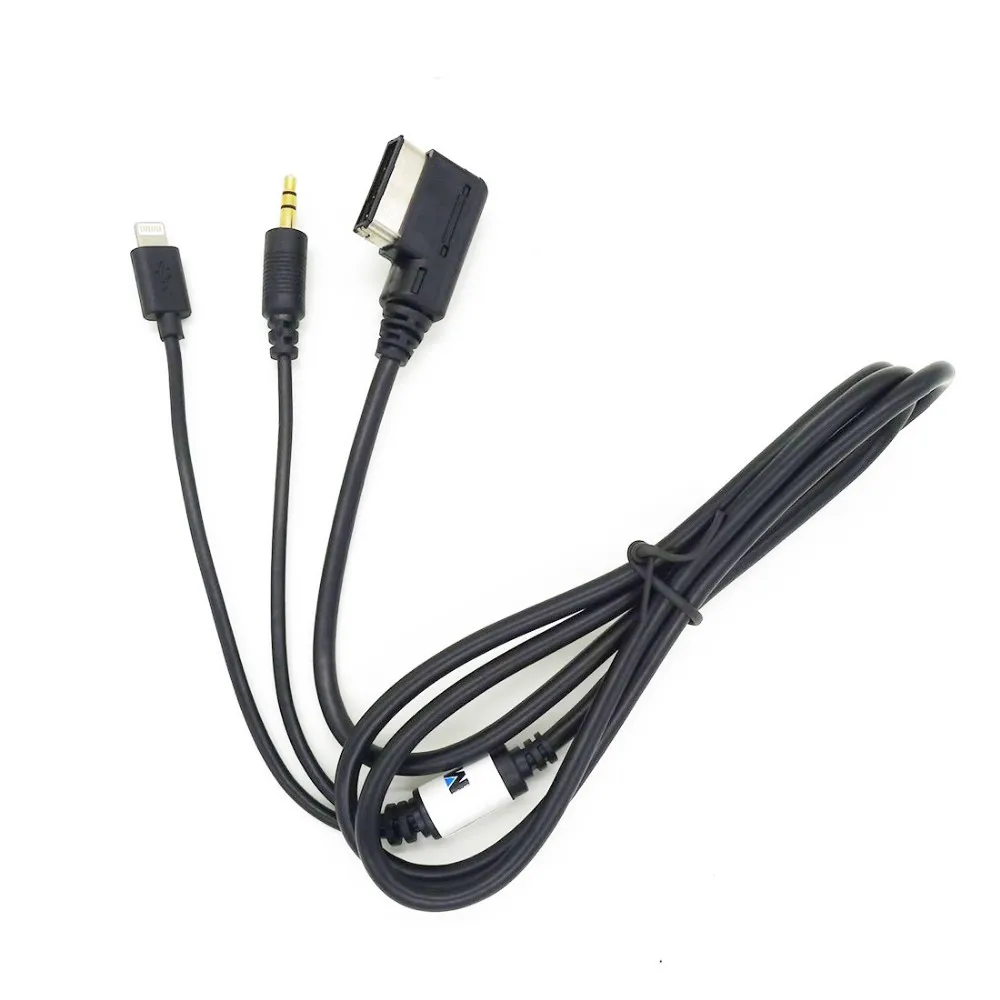 MERCEDES BENZ MMI Music Interface AUX Cable Charge iPod iPhone 5 5s 6 6S 6Plus (2)