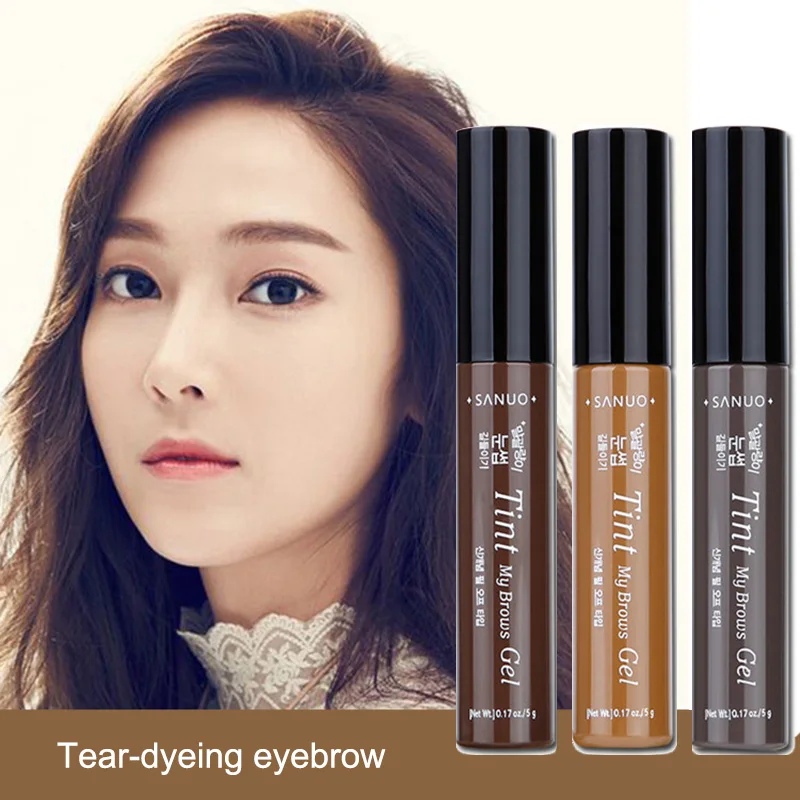 

Natural Long Lasting Waterproof Peel Off Eyebrow Gel Make Up Eye Brow Enhancer Tattoo Tint YF2018