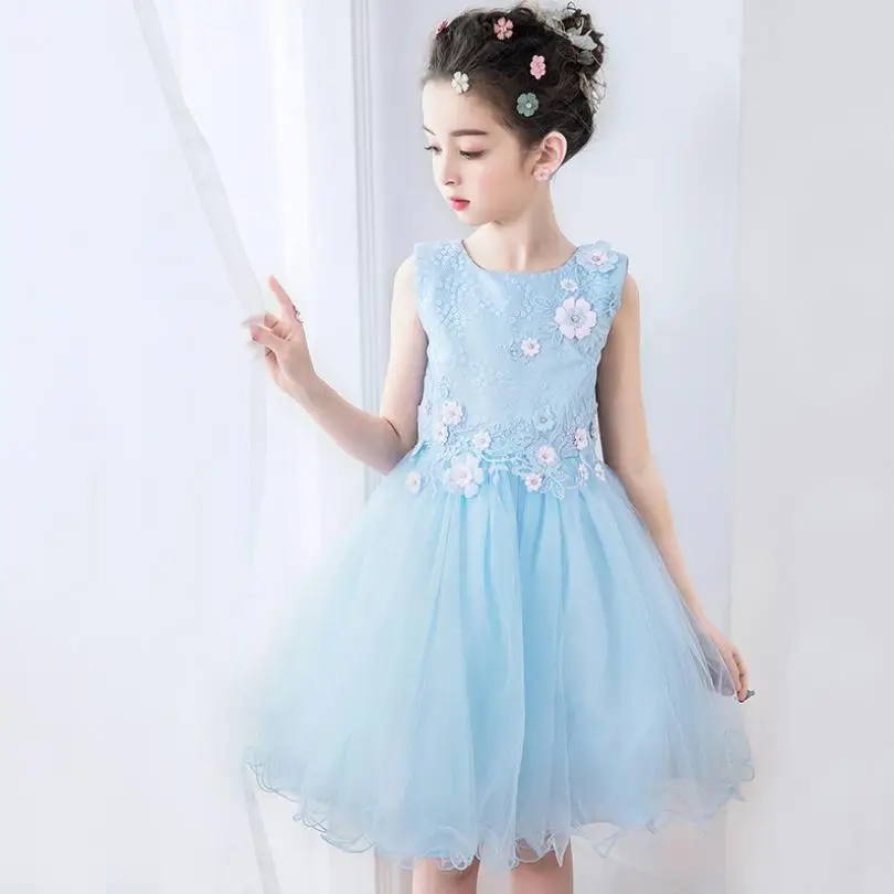 

Baby Girls Clothes Summer Dress Baby kids Birthday Party Cute Dress Children Princess Lace Beautiful Dress Wedding Costume Y135