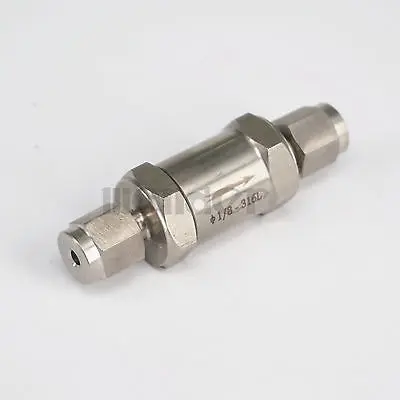 316 обратный клапан из нержавеющей стали Компрессионный фитинг Максимальное давление 40 МПа подходит для 1/" O/D трубки