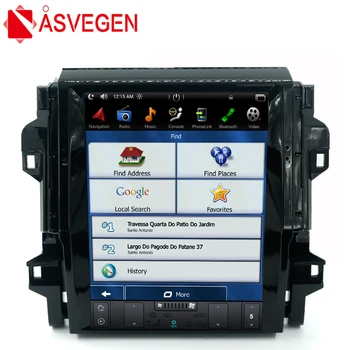 

12.1 inch HD Vertica Android 7.1 Quad Core Car Auto Multimedia Player GPS Navigation Radio For TOYOTA Fortuner 2016 2017