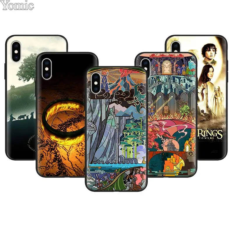 

The Lord of The Rings Hobbit Phone Case for Apple iPhone X XR XS MAX Cases for iPhone 7 8 6 6s Plus 5S SE Case Coque