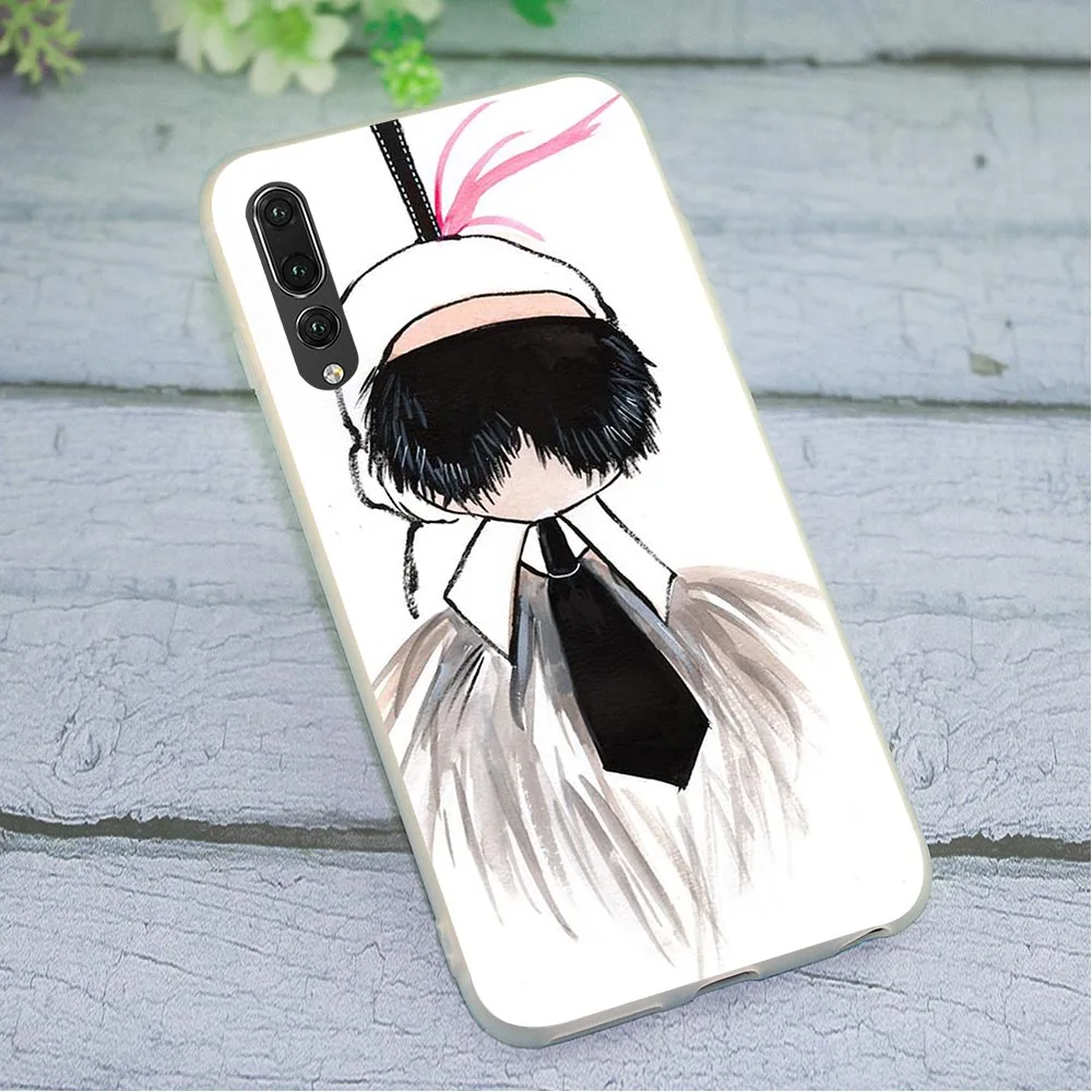 

Soft TPU Silicone Cover for Huawei P8 Lite 2017 Fashion Karl Phone Case for P9 P10 P20 P30 Pro P Smart 2018 2019 Mate 10 20 Back
