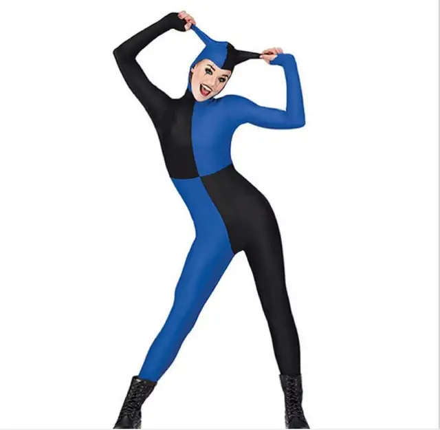 Plus tamaño 3XL Harley Quinn Cosplay mono traje de