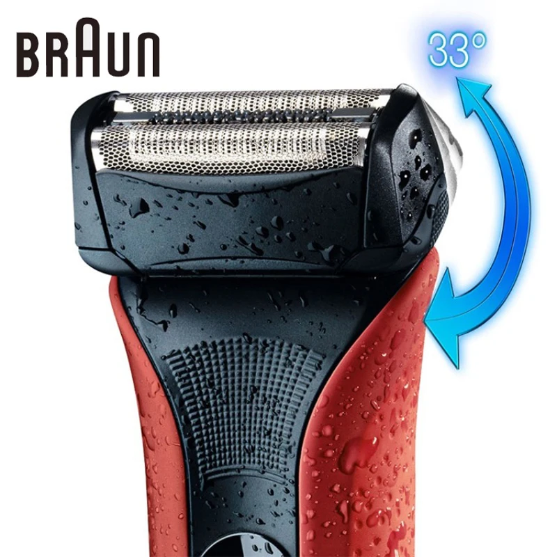 Braun Waterflex Wf2s мужская электробритва из фольги Влажная и сухая перезаряжаемая