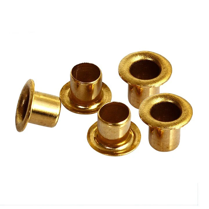 M3 M4 M5 M6 Copper Brass Eyelet Hollow Tubular Rivets Through Nuts Hole Grommets 