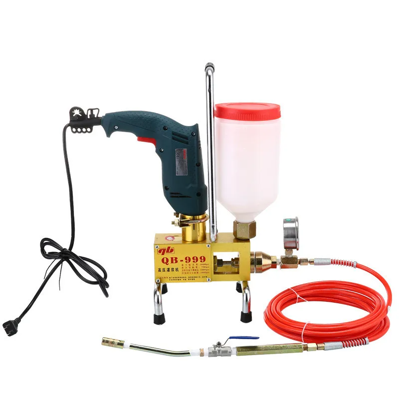 

220V Waterproof Epoxy / Polyurethane foam Grouting Machine Reinforced concrete crack repair tool 2800RPM 18000PSI Y