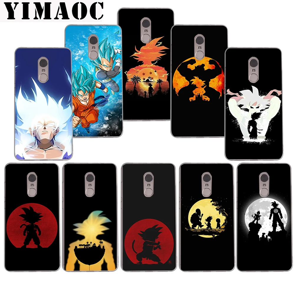 

YIMAOC Comics Dragon Ball Z Goku Soft Case for Xiaomi Mi a1 a2 f1 6 8 lite se mix 2s Redmi 5 6 6a S2 Plus 5A Note 5 6 Pro 4 X