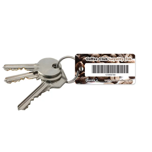 Buy Custom Plastic PVC KeyTag Printing White PVC key