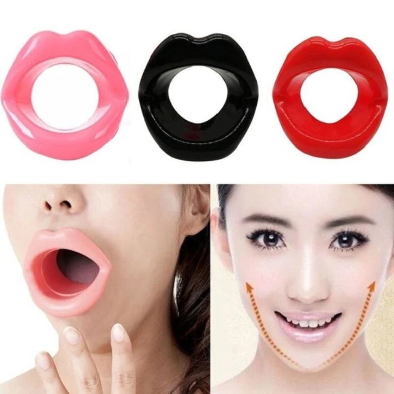 Silicone Facial Slim Body Mask Muscle Wrinkle Muscle Trainer Oral Trainer Exerciser Throat Fitness Equipment