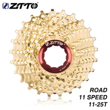 ZTTO – pignon de Cassette pour vélo de route 11 s 11-25T, doré, 22 vitesses, roue libre, 11 vitesses, 11-25T, pour pièces de bicyclette, 105, 5800, 6800
