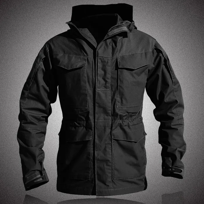 

M65 UK US Army Clothes Hunter Tactical Windbreaker Men Winter Autumn Waterproof Flight Pilot Coat Hoodie Military Field Jacket