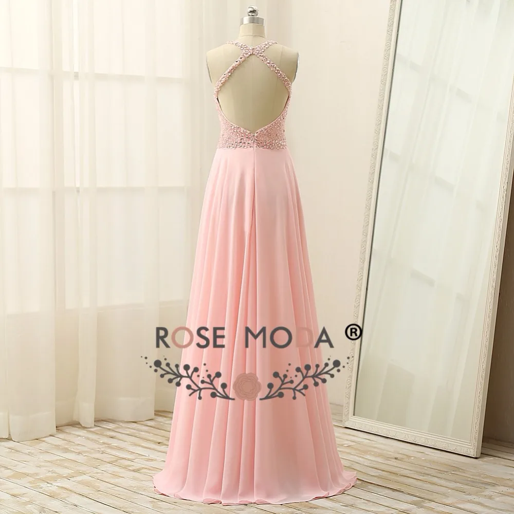 pink prom dressc