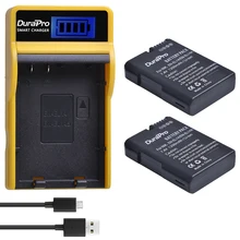 1200 мА/ч, EN-EL14 RU EL14a Батарея+ ЖК-дисплей USB Зарядное устройство для Nikon D3100 D3200 D5100 D5200 DF P7000 P7100 P7200 P7700 P7800 Камера