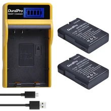 Batterie EL14a 1200mAh + chargeur LCD USB, pour appareil photo Nikon D3100 D3200 D5100 D5200 DF P7000 P7100 P7200 P7700 P7800