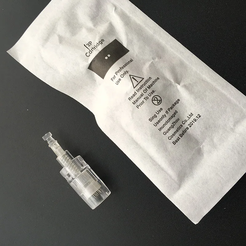 Cartucho para Auto Ponta de Agulha Elétrica Caneta Derma Agulhas Baioneta 12 Pinos Mym Microneedle Tatuagem 50 Pçs 4 50 pçs elétrica caneta derma agulhas baioneta