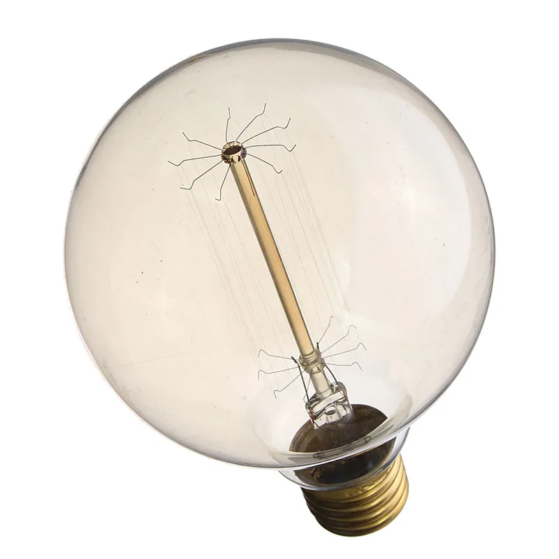 CLAITE Ретро Эдисон G95 E27 60W 220V можно использовать энергосберегающую лампу или светодиодную лампочку) светильник накаливания Винтаж ампулы лампа накаливания со стеклянным колпаком