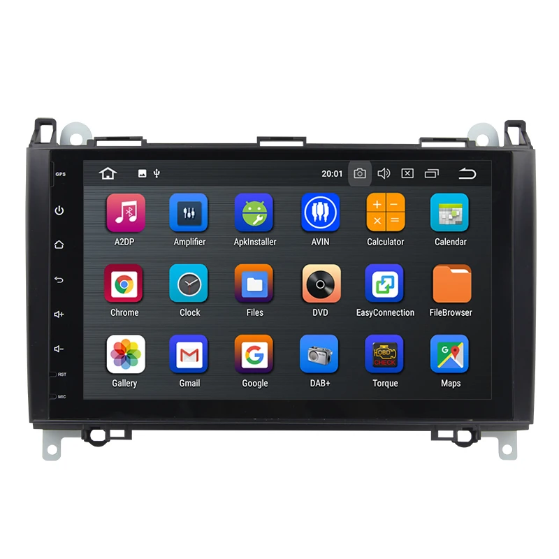 Clearance Android 8.1 Quad Core 2G RAM 16G ROM GPS Navi 9" Car DVD Multimedia for Benz A W169/B W245/B200/Viano/Vito/W906 with Radio 2