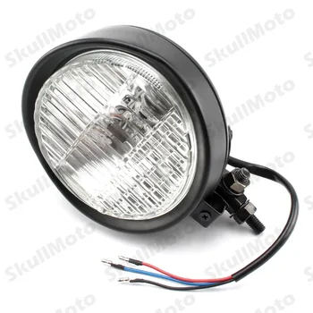 

Black Clear 5.8" Motorcycle Parts Visor Vintage Headlight Custom Bobber Cruiser CB SX650 Chopper Cafe Racer