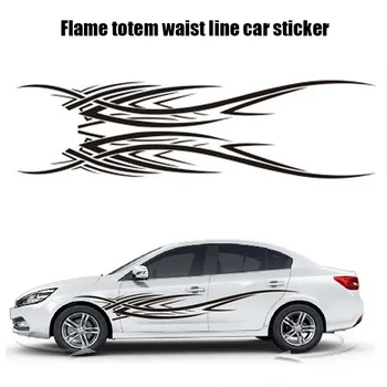 

2Pcs Car Motorcycle Flame Fire Stickers Whole Body Decal Covers Protector Decor Car Styling NJ88