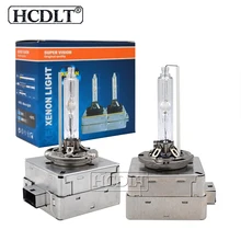 Hcdlt 12V 35W HID ксеноновая лампа D1S 6000K 8000K Авто сменная лампа для фары автомобиля 5000K 4300K 55W D3S HID ксеноновый светильник