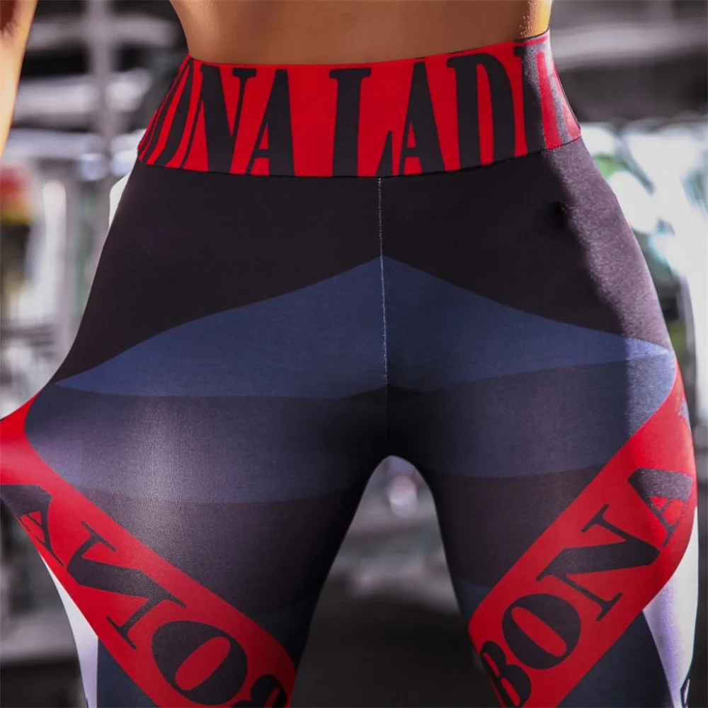 2019 Women's Sports Yoga Pants Yoga Sports Fitness Pants Skinny Running Sexy Beauty Pants Summer Quick-drying Sports Pants 40M17 (6)